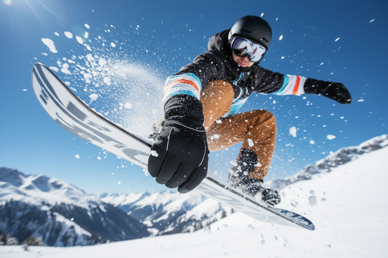 pokaz je zeby były w jakimś ruchu czyli nop ktos robi salto na snowboardzie lub na natrach lub po prostu zjeżdża z góry na nartach